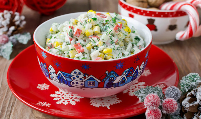 Салат с крабовыми палочками