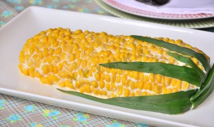 Салат Кукурузный початок