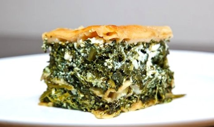 Лазанья с брынзой