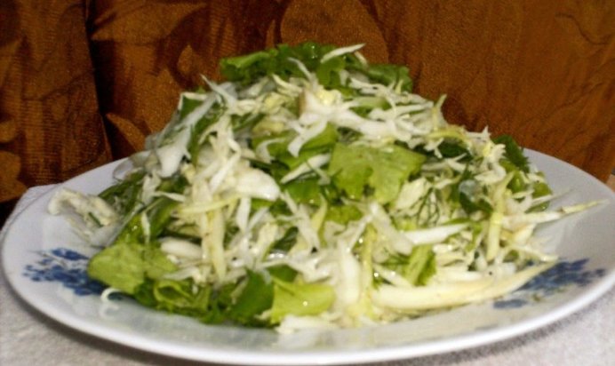 Зеленый салат
