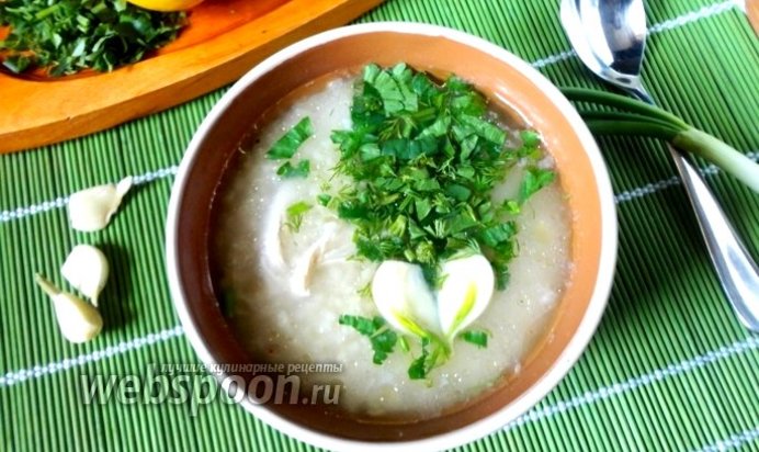 Крестьянский суп с пшеном