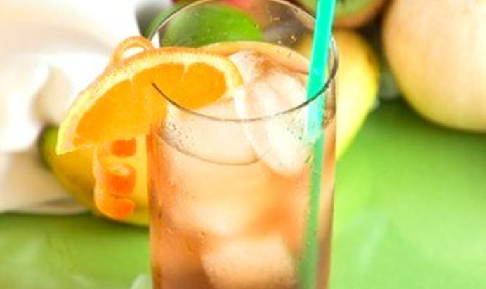 Апельсиновый холодный чай