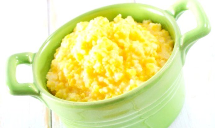 Пшенная молочная каша с рисом