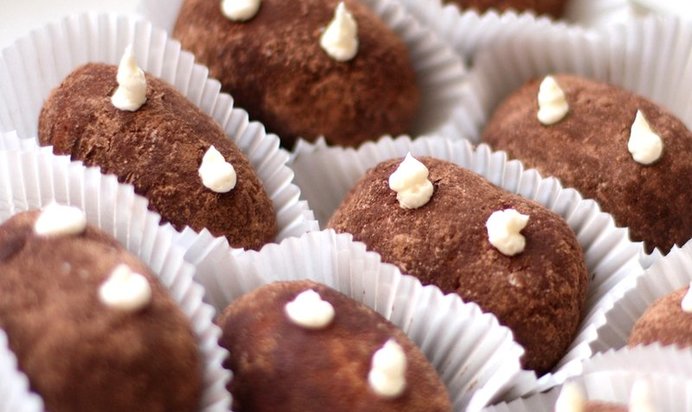 Пирожное картошка из панировочных сухарей