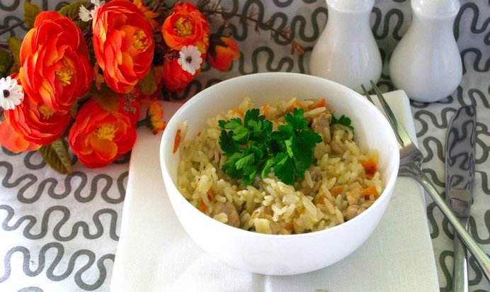 Ризотто с курицей