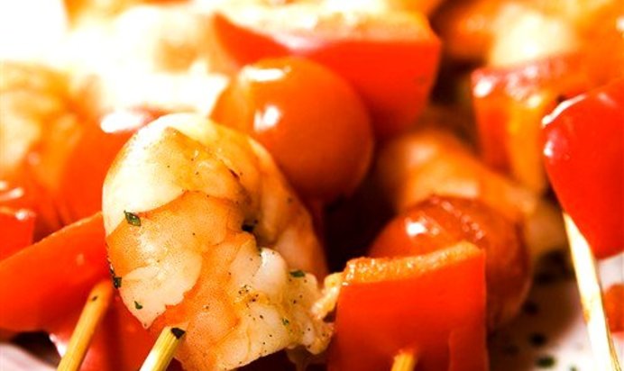 Шашлык из морепродуктов