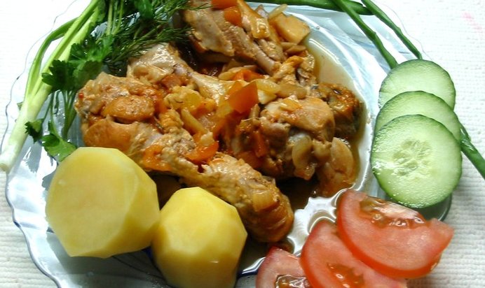 Цыпленок по - охотничьи