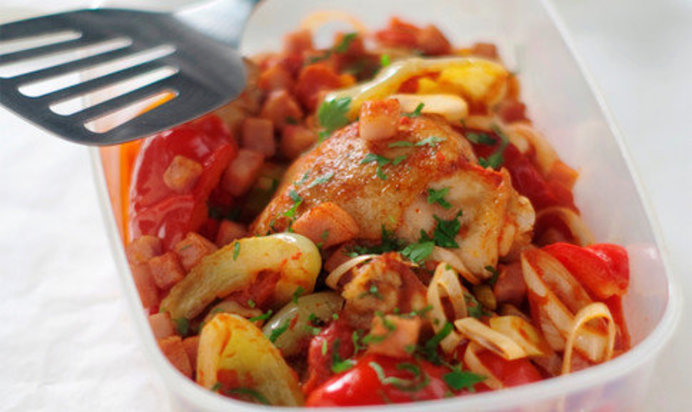 Цыпленок с овощами