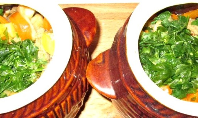 Жаркое с соусом болоньезе