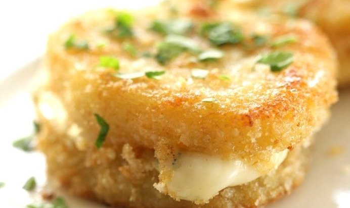 Бутербродики из картофеля с сыром