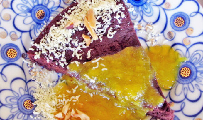 Очень апельсиновый брауни