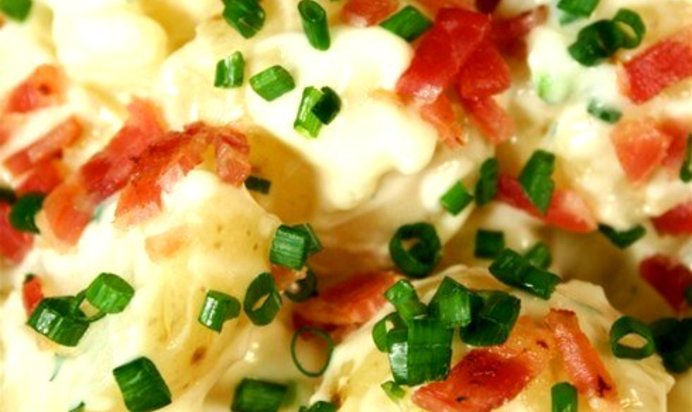 Луково-картофельный салат