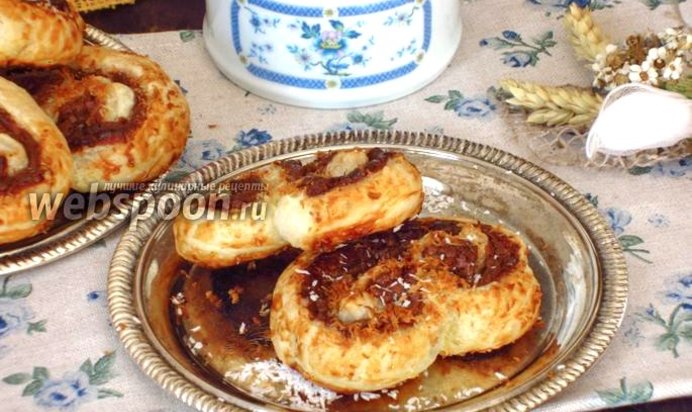 Пирожное «Пальмира» с кокосом и шоколадом