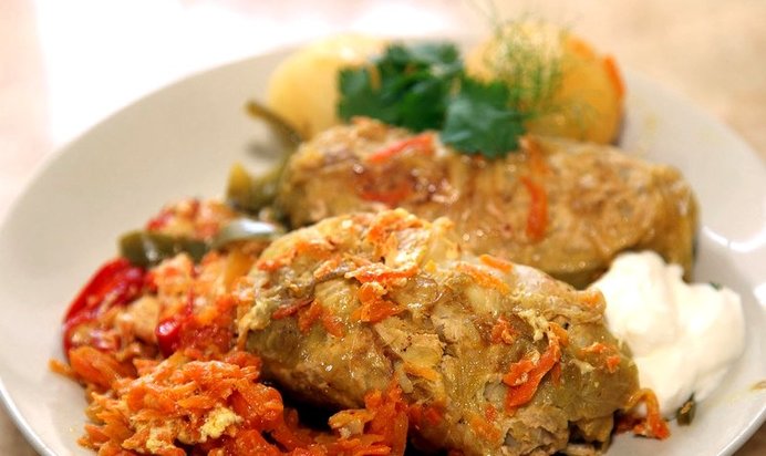 Голубцы в микроволновке