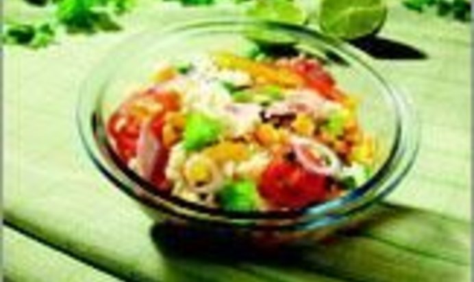 Куриный салат с кускусом