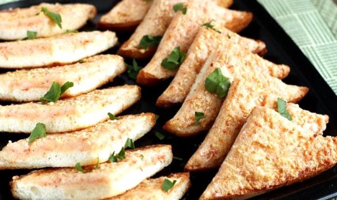 Креветочные тосты