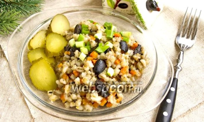 Перловая каша постная