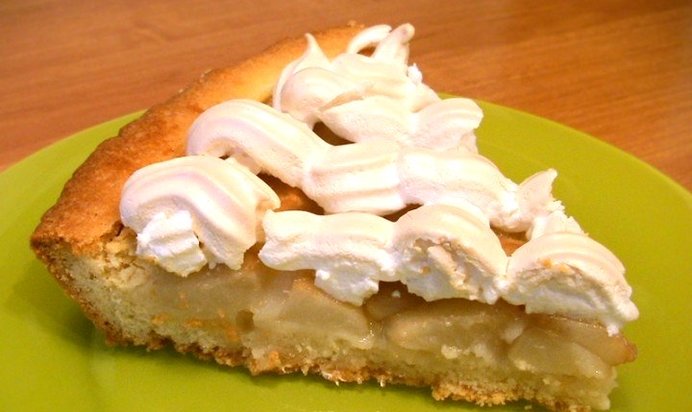 Пирог с грушами