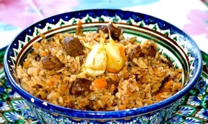 Плов из баранины по-узбекски