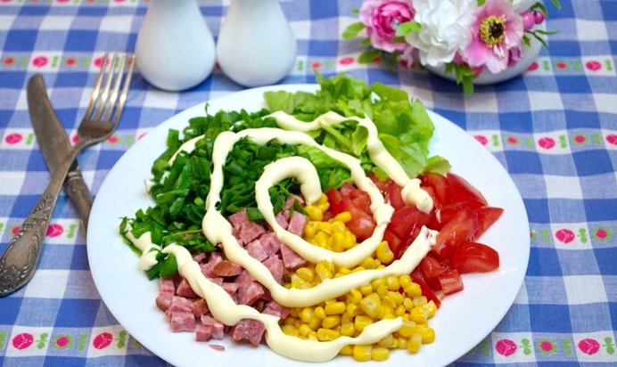 Салат Яркие краски