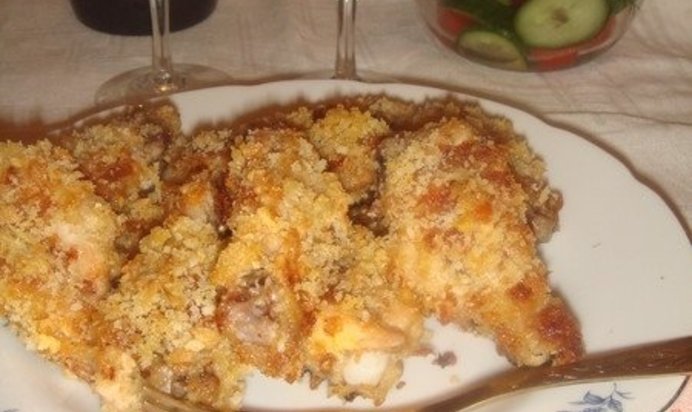 Каша пшенная с грибами