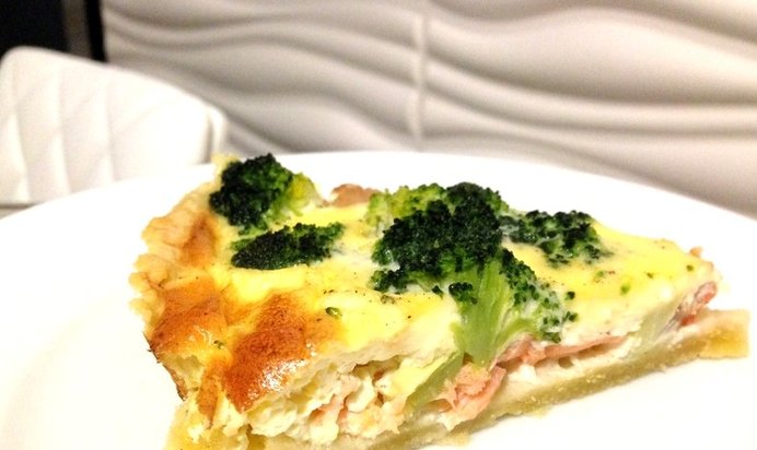 Киш лорен с брокколи